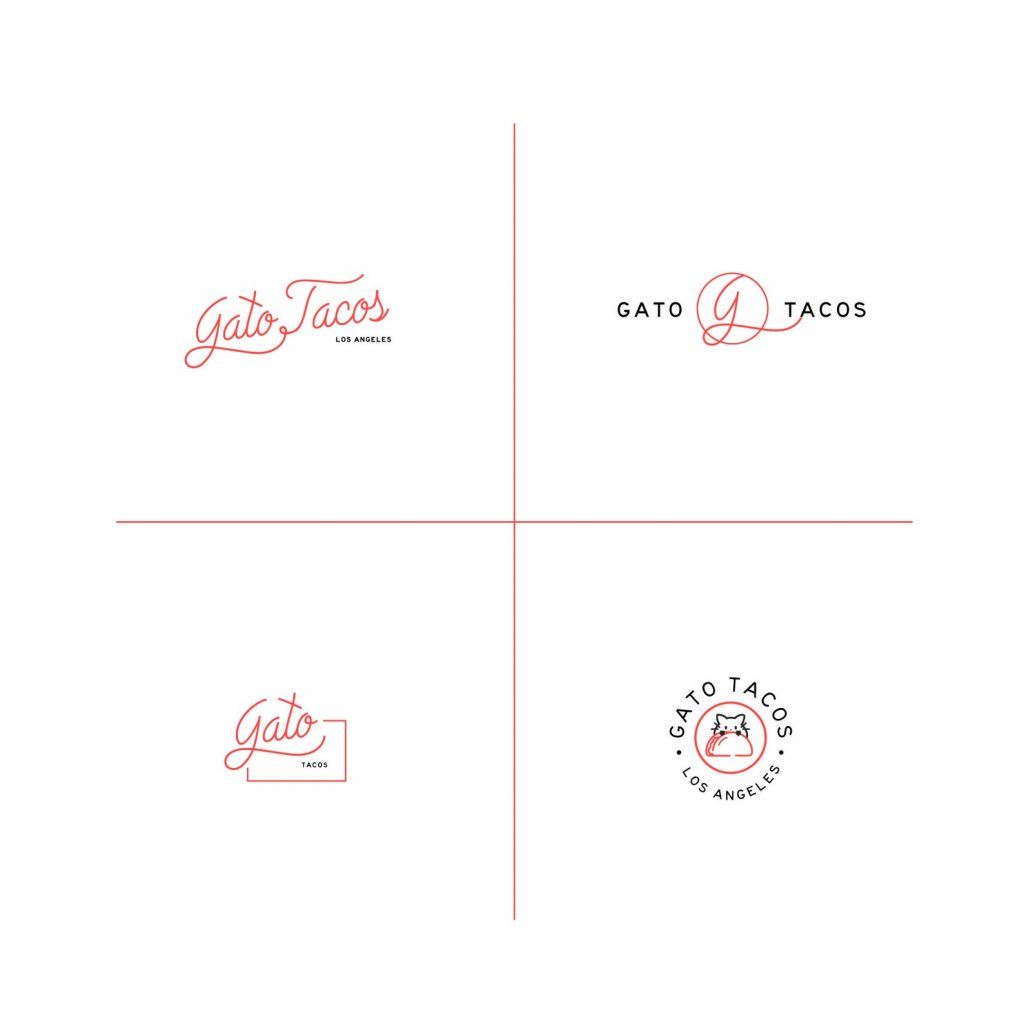 Gato Tacos Logos